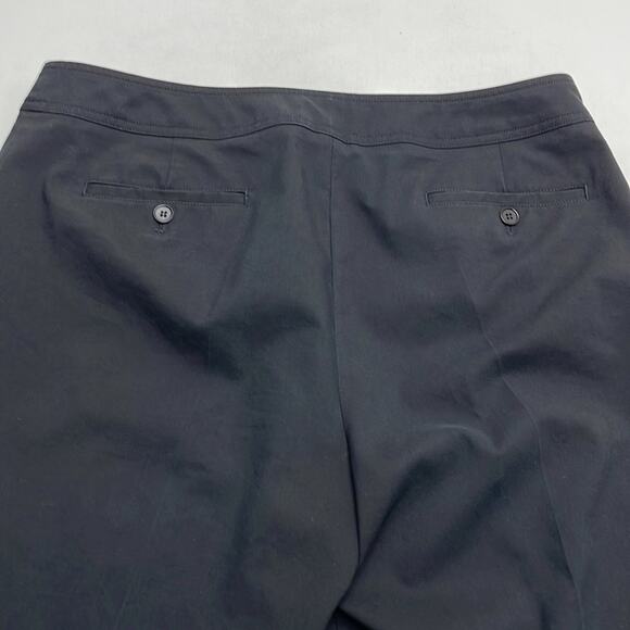 TALBOTS Women’s 12 Black Stretch Curvy Fit Dress Pant - Picture 3 of 3